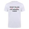 Im Not Yelling Im Lebanese Habibi Funny Arabic Tshirt Lebanon Flag Graphic T Shirts Casual Style Da960