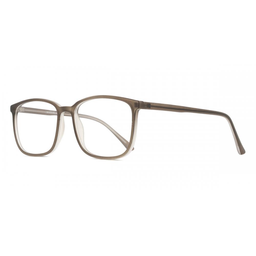 Full Rim Square Transparent Grey Smartbuy Collection Rupperte Cp128b Fashion Unisex Eyeglasses