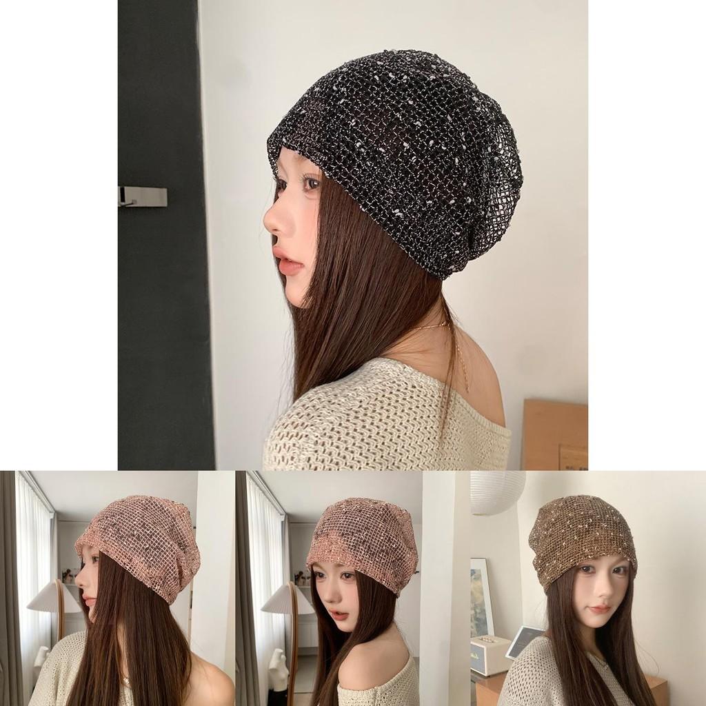 Womens Lightweight Knit Cap With Windproof Features For Casual Wear