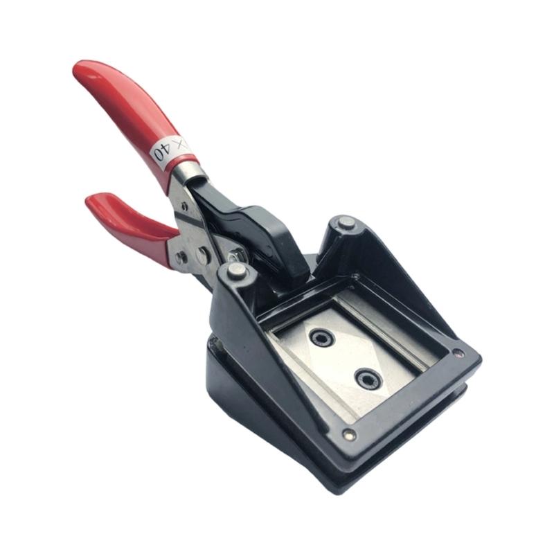 

Photo Punch Keyring Picture Die Cutter Handheld Photography License Plier Cutting Tool Trimmer Portable For Outdoor Use 1