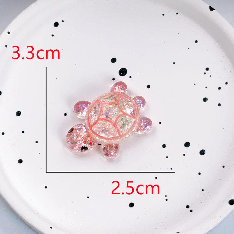 Flashing Resin Luminous Turtle Ornaments - Large & Small DIY Accessories