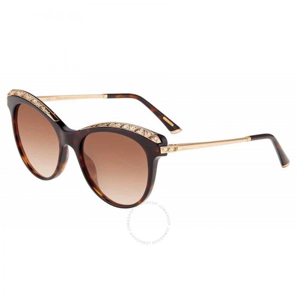 

Chopard Brown Gradient Butterfly Ladies Sunglasses Sch271s 0722 55