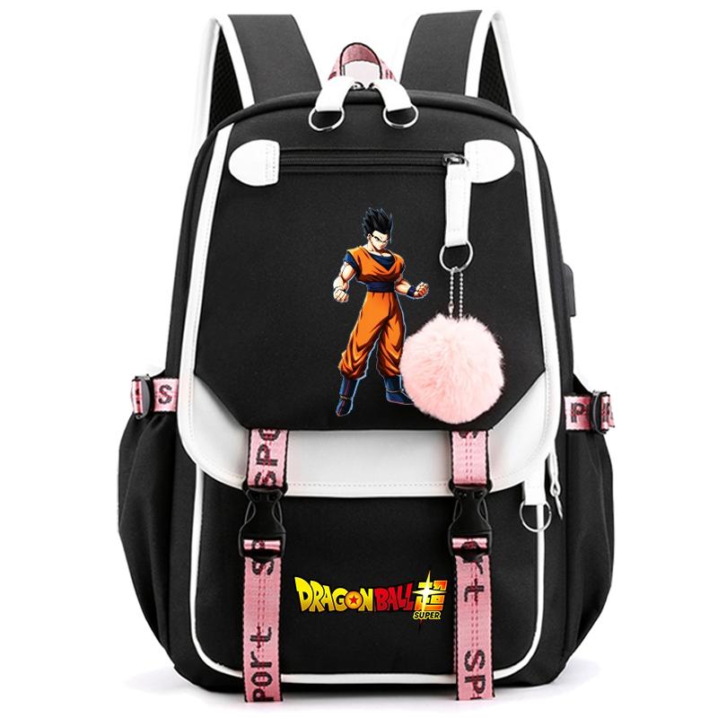 Anime Dragon Ball Bag Large Capacity Backpack for Women Anti Theft Travel Bag Back To Schoolbag for Teenager Girl Laptop Bag Women Travel Bag Mochila