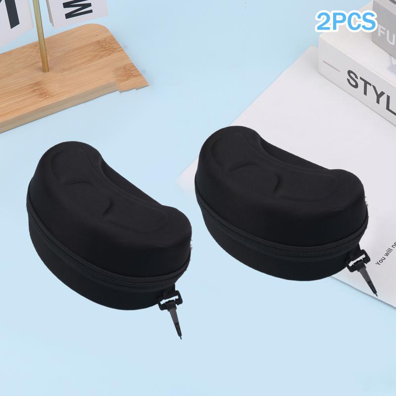 New Ski Goggles Protective Case Portable Snowboard Skiing Eyewear Storage Bag Hard EVA Protective Carrying Case With Carabiner