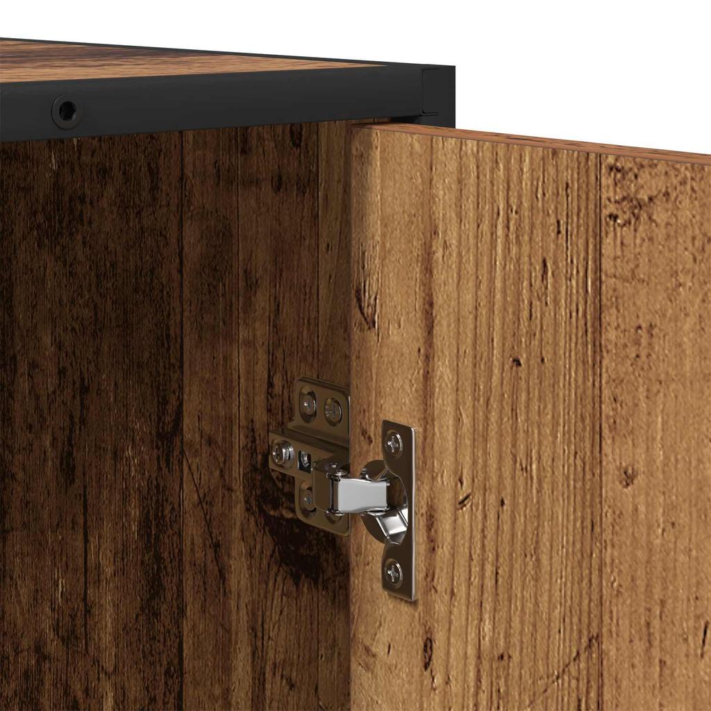 Sideboard Reclaimed Wood 92 x 35 x 76 cm Engineered Wood
