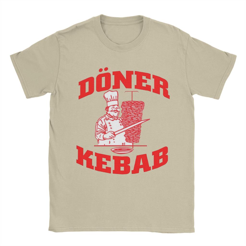 Hipster oner Kebab Turkish Kebab TShirts for Unisex O Neck Pure Cotton T Shirt Short Sleeve Tee Shirt Birthday Present Clothing