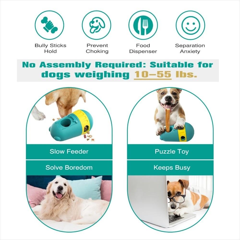 Relieve Boredom Dog Treat Dispenser Toy Feeding Food Dispensing Toy  for Small & Medium Dogs