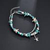 Women Delicate Conch Bead Yoga Foot Chain Stylish Simple Decoration Beach Foot Chain