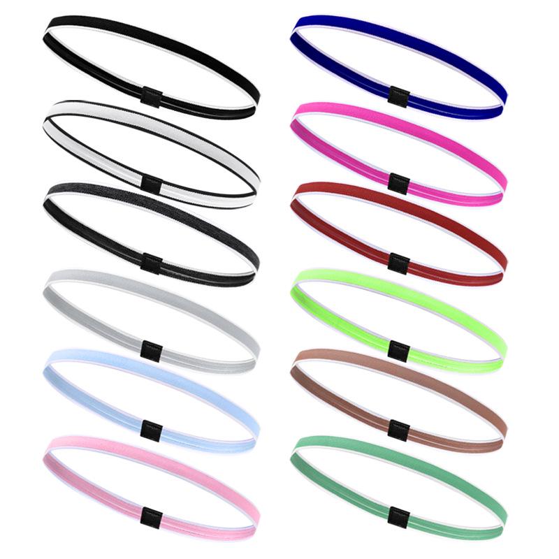 Antypoślizgowa Elastyczna Opaska Sportowa Odprowadzająca Pot na Zewnątrz do Fitnessu i Biegania