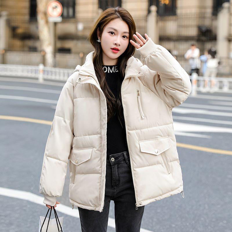 Padded Jacket Foreign Style New Winter Hooded Shoulder Sleeve Cotton Jacket Fashion Thickened Warm Padded Jacket