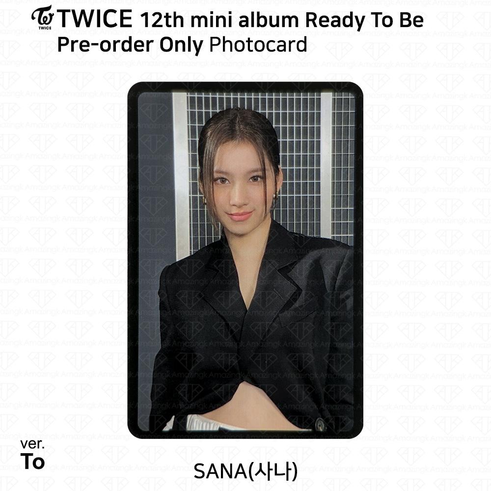 Twice 12th Mini Album Ready To Be Photocard Message Card Poster