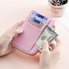 New card bag fashionable ultra-thin zipper wallet multi-card position large capacity card bag card holder