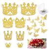 Crown & Butterfly Cake Decoration Set for Children