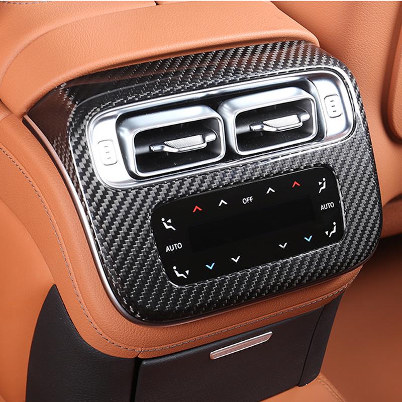 Real Carbon Fiber Rear Air Vent Decoration for Mercedes-Benz S-Class W223
