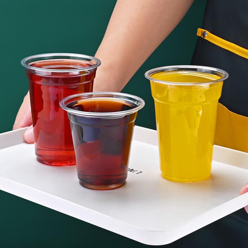 WS 78mm PET Transparent Disposable Drink Cups (1000 Count)