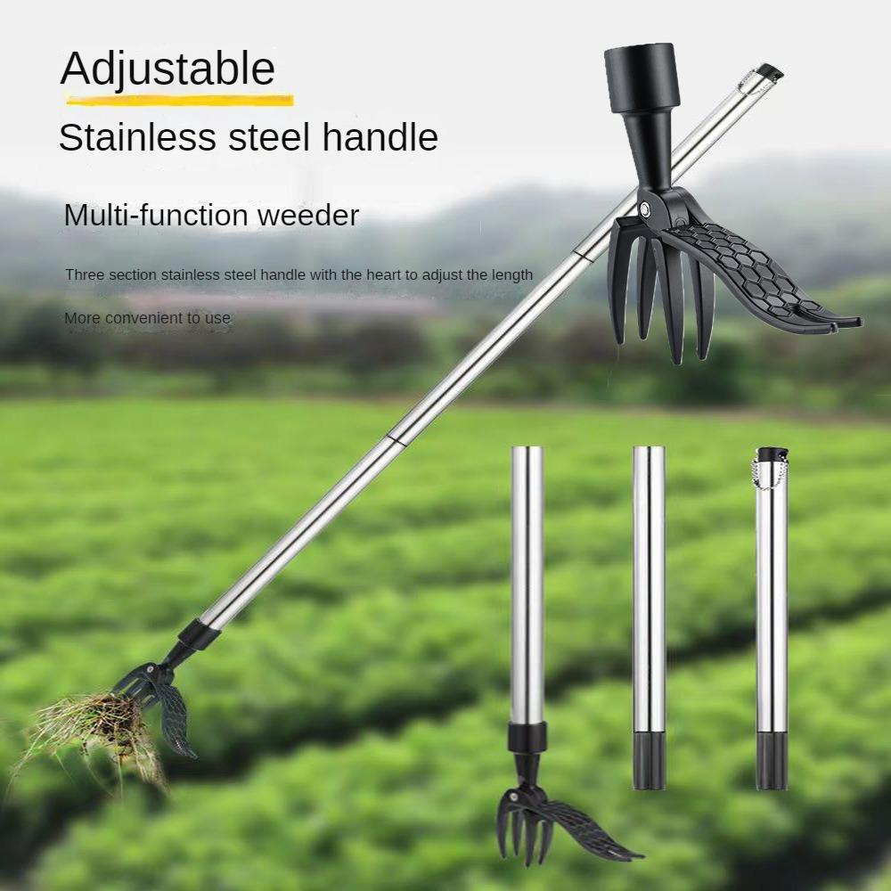 2pcs New Pattern Minimally Designed Weed Puller No Bending Standing and Vertical Weed Slayer Garden Weed Puller Root Puller