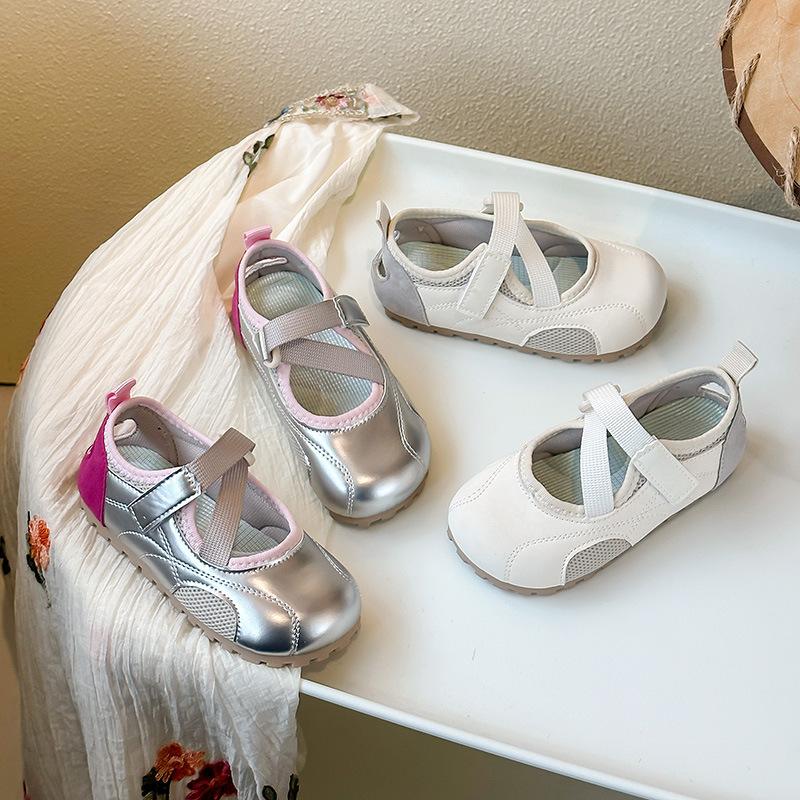 Girls' Ballet-Style German Training Shoes, New Spring/Summer Mary Jane Sneakers for Girls, Princess Shallow-Soled Baby Sandals