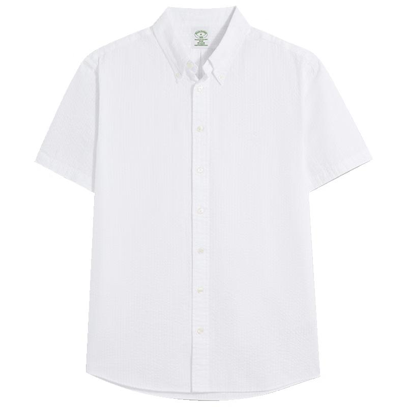 Мужская рубашка с коротким рукавом из ситца Brooks Brothers S