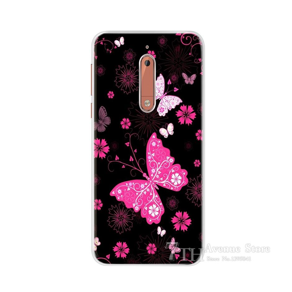For Nokia 5 Case 5.2" Cartoon Soft Silicone TPU Phone Case For Nokia 5 Nokia5 Global Dual TA-1024 TA-1053 TA-1044 Back Cover