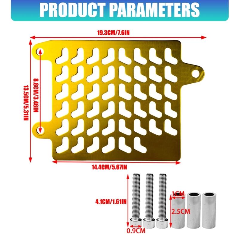 Radiator Grille Cover Guard for 150 Radiator Protection Cover Motorbike Modification Accessories Easy Installation
