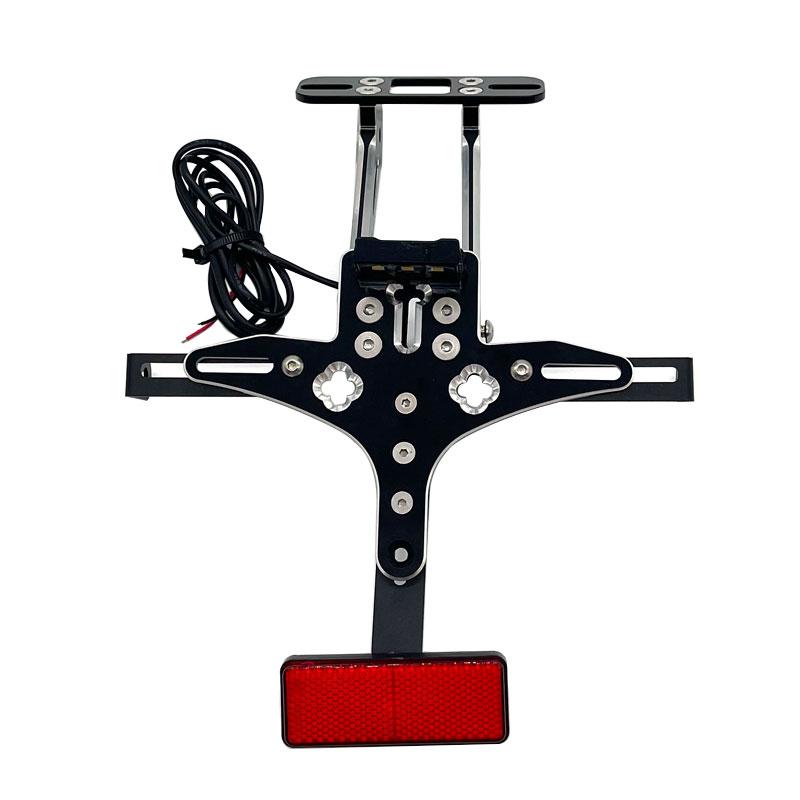 Fit For Yamaha MT-09 FZ-09 2014 2015 2016 MT09 FZ09 Mt09 Tracer 900 Motorcycle Adjustable License Plate Bracket Holder LED