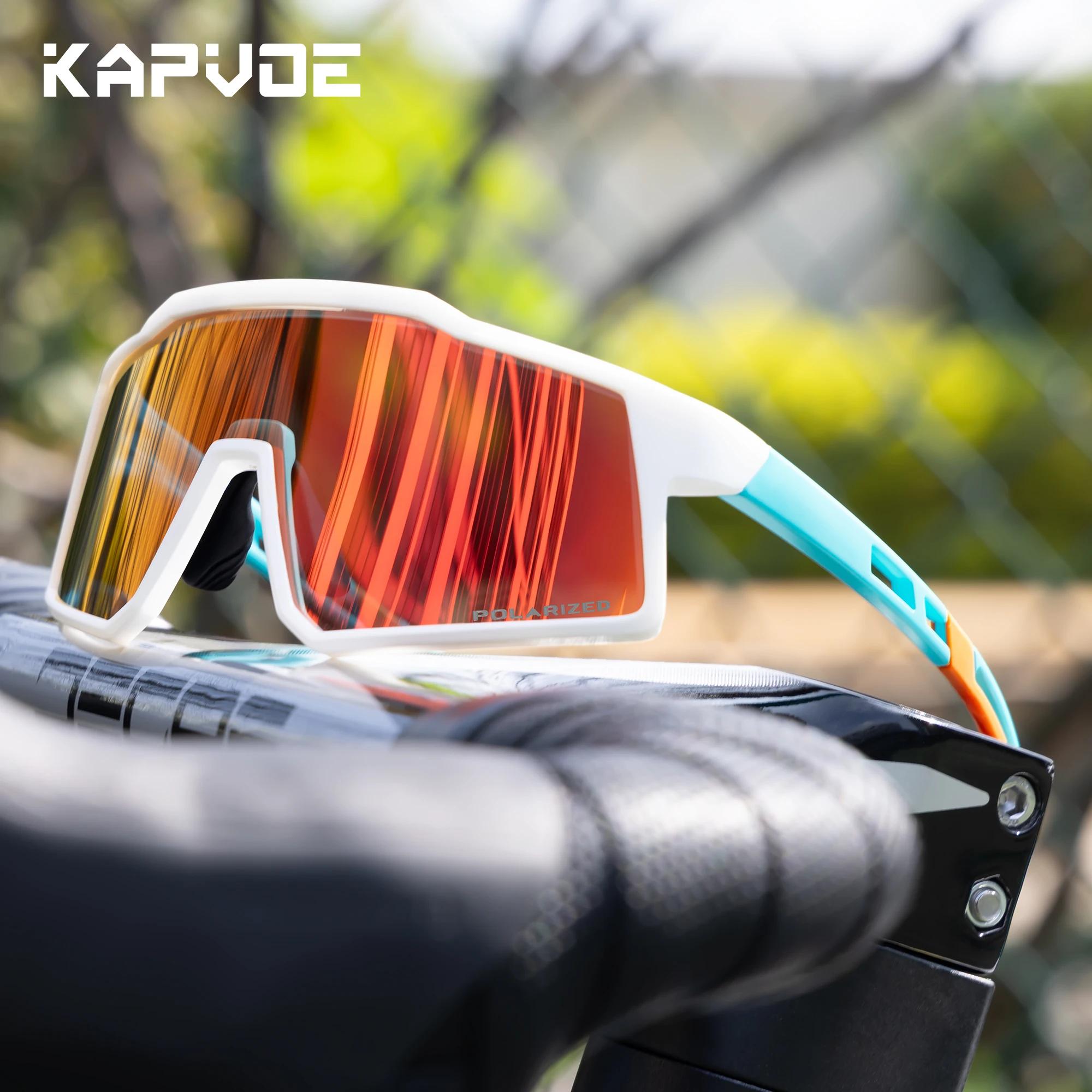 

Kapvoe Kids Sports Sunglasses Polarized Cycling Glasses Teenagers UV400 Eyewear Boys and Girls Sports Running Biking Baseball Polarized lens