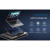 Coolcold 15,6-17,3 Zoll Laptop-Kühlpad mit 6 leisen Lüftern, 7-stufig einstellbare Windgeschwindigkeit, Laptop-Kühler mit Handyhalter