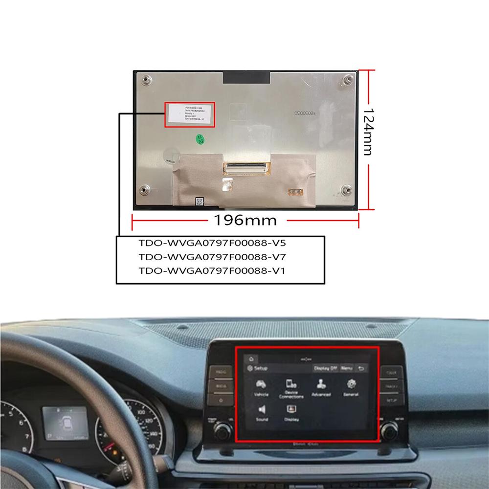 

8 LCD Display Touch Screen For Hyundai Kia Navi Radio LMA5F00088 96160Q5650DHV