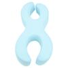 Face Down Pillow Blue Ergonomic Anti Face Crushing Soft Memory Foam Deep Sleeping Pillow for Side Sl