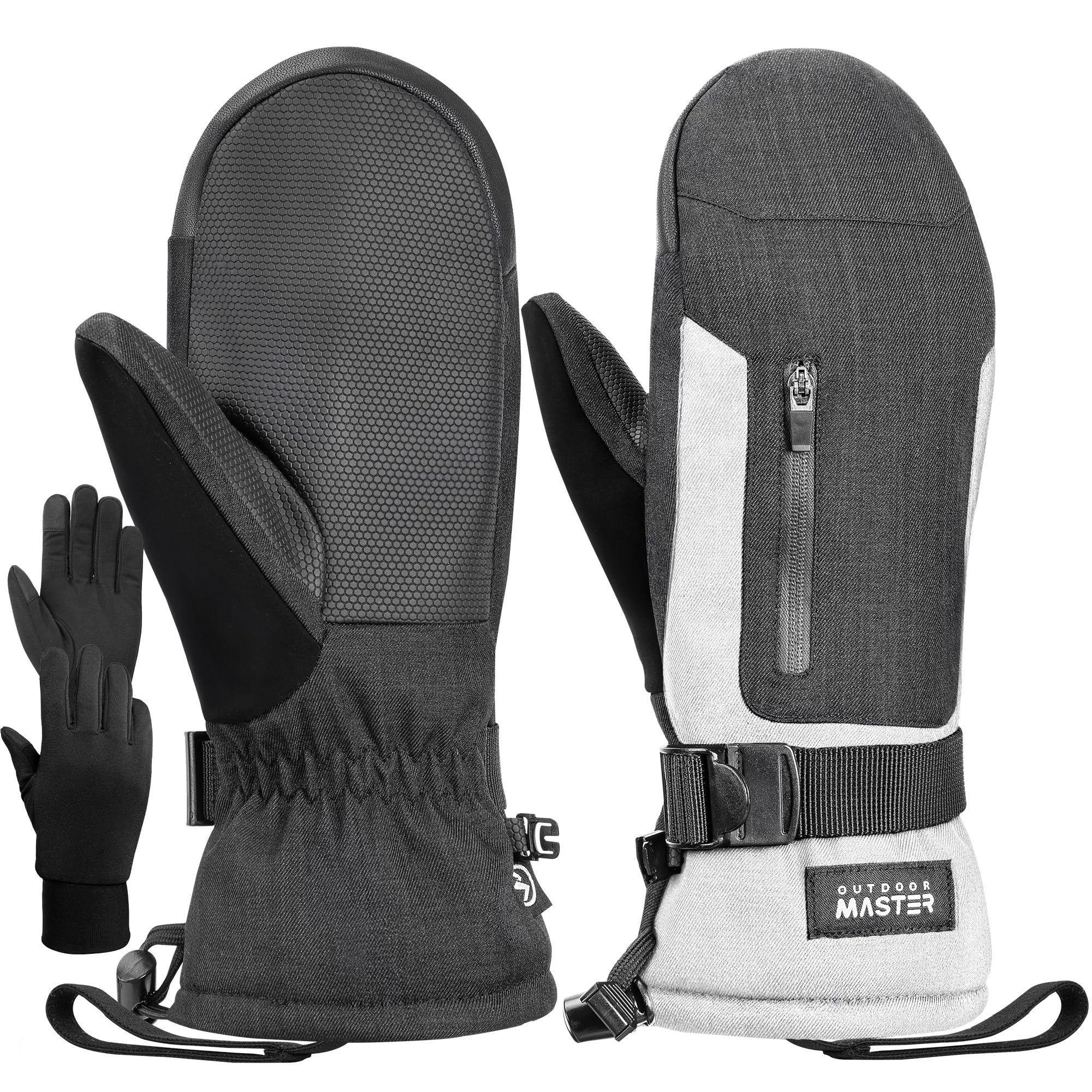 

OUTDOORMASTER Ski Cold Weather Sports Snow Outdoor Gloves for Women and Winter Climbing Snowboarding Winter Snow Snow Removal Sizes L Gloves, Gloves,