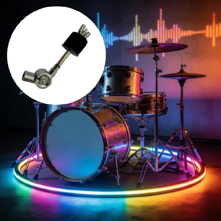 Home Practice Vibraphone Mount Drum Holder Bend Multi Angle Vibraphone Adapter Portable Drum Hardware Plastic Texture