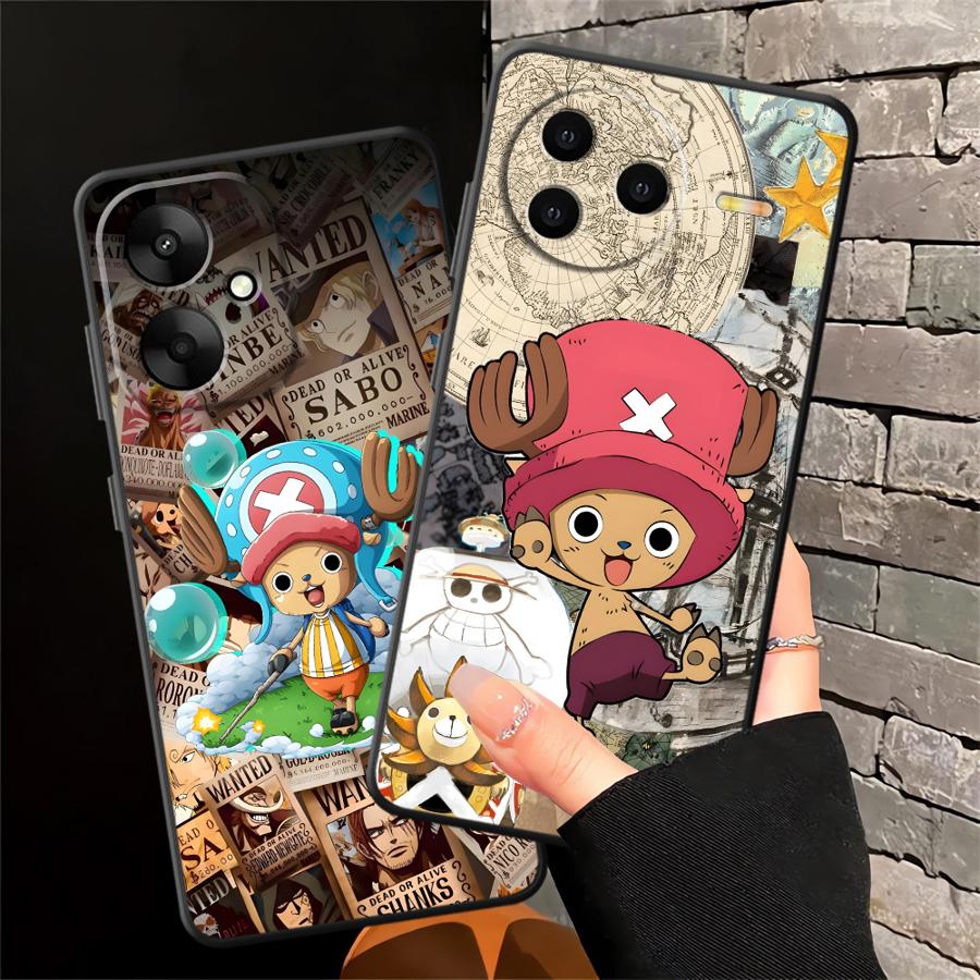 Black Soft Phone Cover Case for Xiaomi Redmi K40 K80 Pro 12C A3 A1 A2 Plus 14C 13C A4 9 A5 10 One Piece Big Mom Chopper