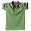 Mens Short Sleeve Polo Shirt Summer Cotton Business Casual Clothing Plus Size Loose Fit Male