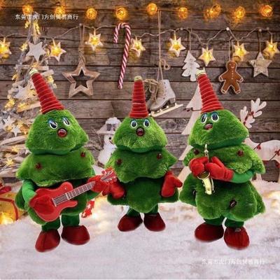 YENİ Noel Ağacı Müzik Dans Şarkı Söyleyen Noel Ağacı Bebekleri Noel Baba Oyuncakları Ev Dekorasyonu İçin Yeni Yıl Hediyeleri
