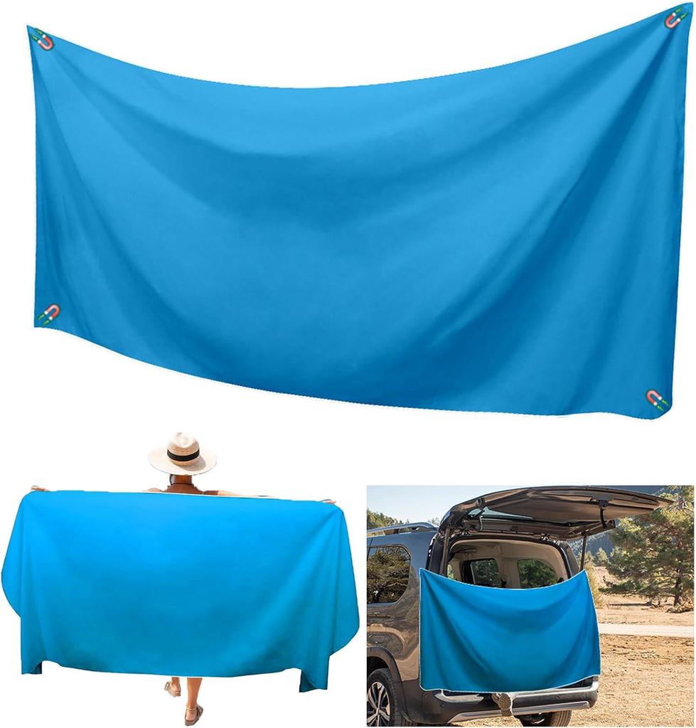 Quick-Dry Magnetic Suction Sports & Beach Towel for Changing