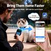 4G GPS Cat Dog Tracker Global Real-Time Pet Locator with SIM, WiFi Home Mode, Geo-Fence Alert, Lost Pet Finder, 10+ Days Battery