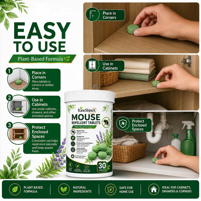 Long-Lasting Pellets, Effective for Home and Garden, Indoor Outdoor Use, Odorless, Keep Mice and Rats Away