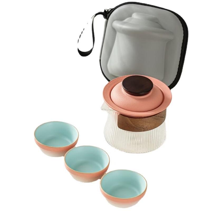 Portable Ceramic Travel Tea Set