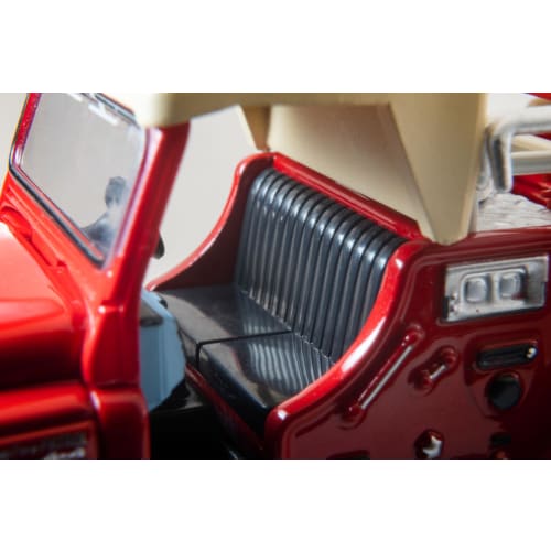 TOMYTEC Tomica Limited Vintage 1/64 Scale LV-31c Nissan Patrol Fire Engine with Figure, Complete Model 336556