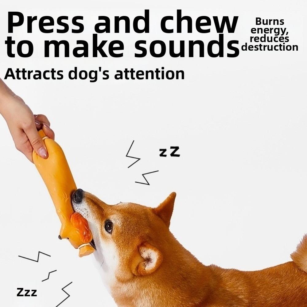 Bite-resistant Dog Chew Toy Squeaky Sound Sound-Producing Toy Interactive Toy  Training