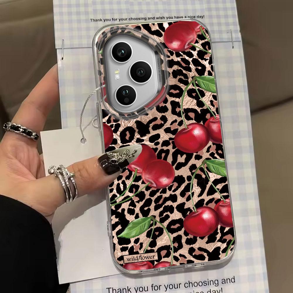Pink Leopard Print Women Phone Case for Honor 400 200 90 Smart Pro Magic7 6 5 70 Lite X9a X9c X9b X8b X8a X8c X7c X6c X6b Cover