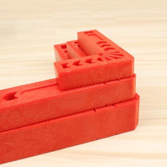 3/4/6 tomme 90-graders rettvinklet klemmeholder L-form Firkantet linjal Treverkverktøy