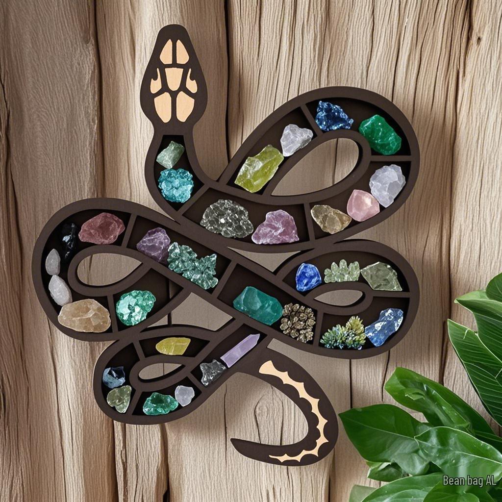 Creative Moon Cat Crystal Storage Rack and Home Decor Ornament