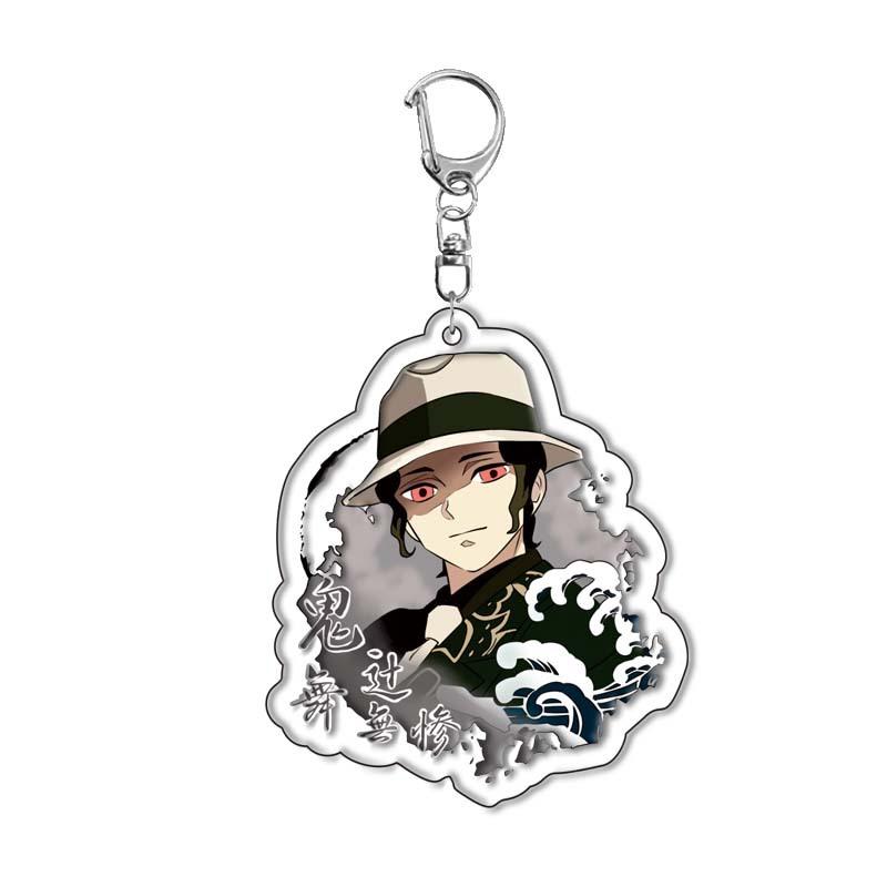 

Kimetsu no Yaiba Tanjiro Kamado Nezuko Kamado Acrylic Keychain Anime Merchandise Cross Border Ready Stock 5.5cm