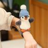 New Winter Skateboard Peanut Penguin Doll Doll Trumpet Ski Christmas Cute Pet Plush Toy Gift