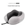 Memory Foam U-shaped Neck Support Pillow for Office, Travel, and Airplane Use
