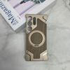 Suitable for Samsung S25ULTRA Mobile Phone Case Mahogany Grain Boundless Armor 16promax Magnetic Suction Bracket To Prevent Falling