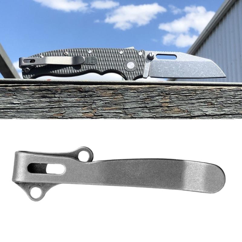 Metal Pockets Clip Fit for Demko AD20 and AD20.5 Standard Back Clip Replacement Folding Pockets Cutter Accessories