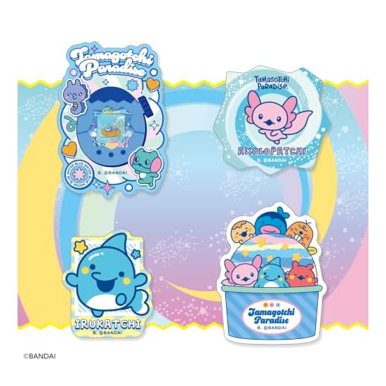 Bandai Tamagotchi Die-cut Sticker Set 4 (Pack) (1 BOX of 20 Pieces)