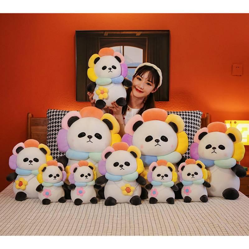 Cute Panda Hug Bear Plush Toy For Girls